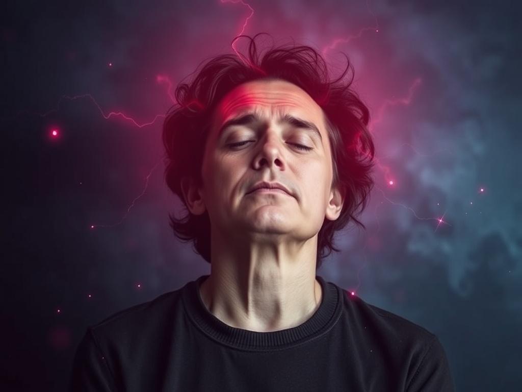 A psychic determines the cause of fatigue.фото